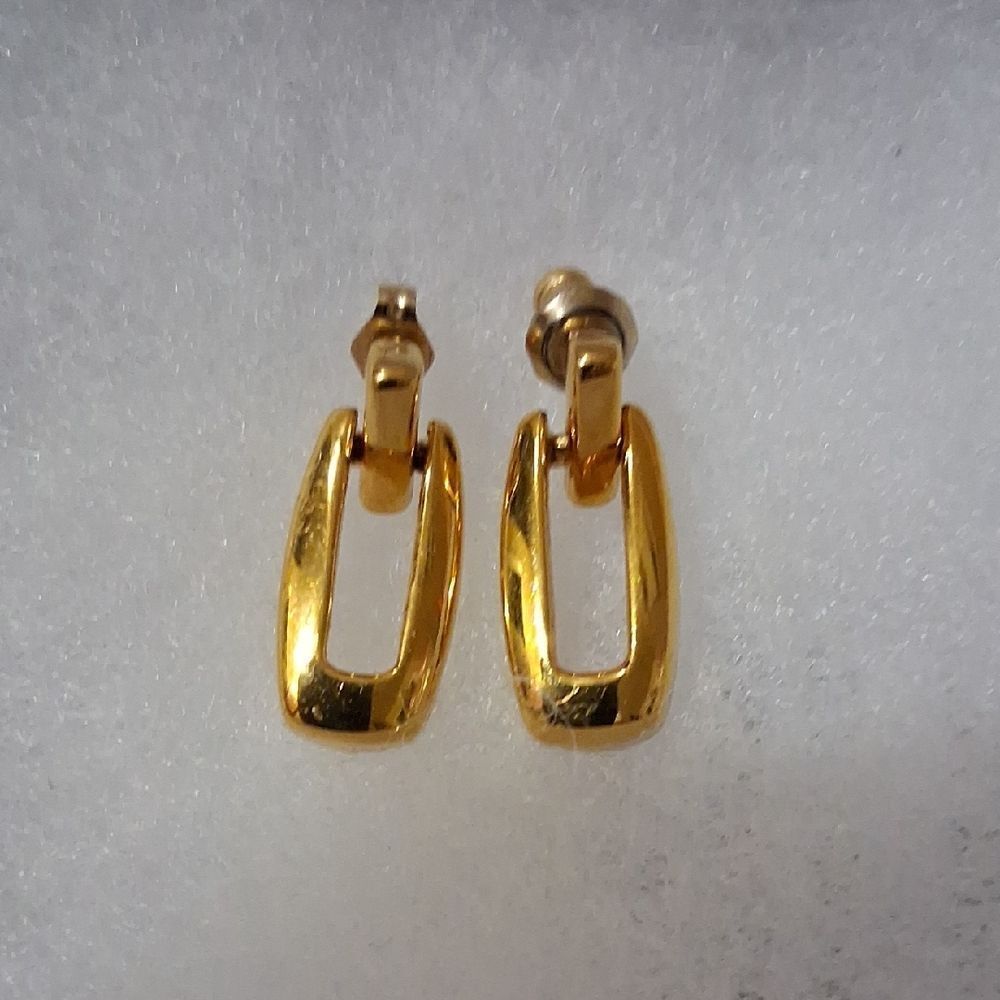 NAPIER stamped Gold Earrings